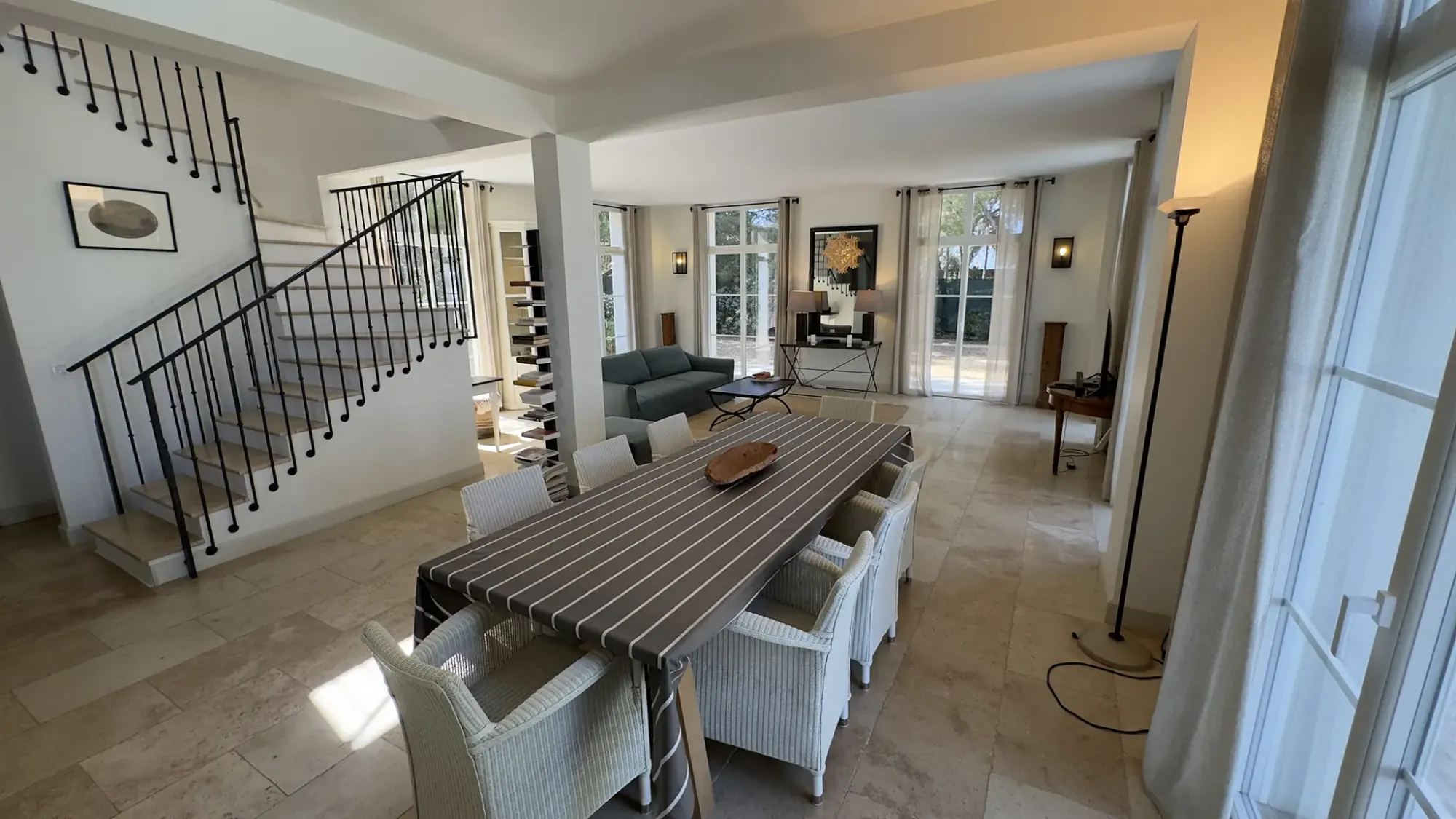 The living spaces at La Bergerie de l'Étang