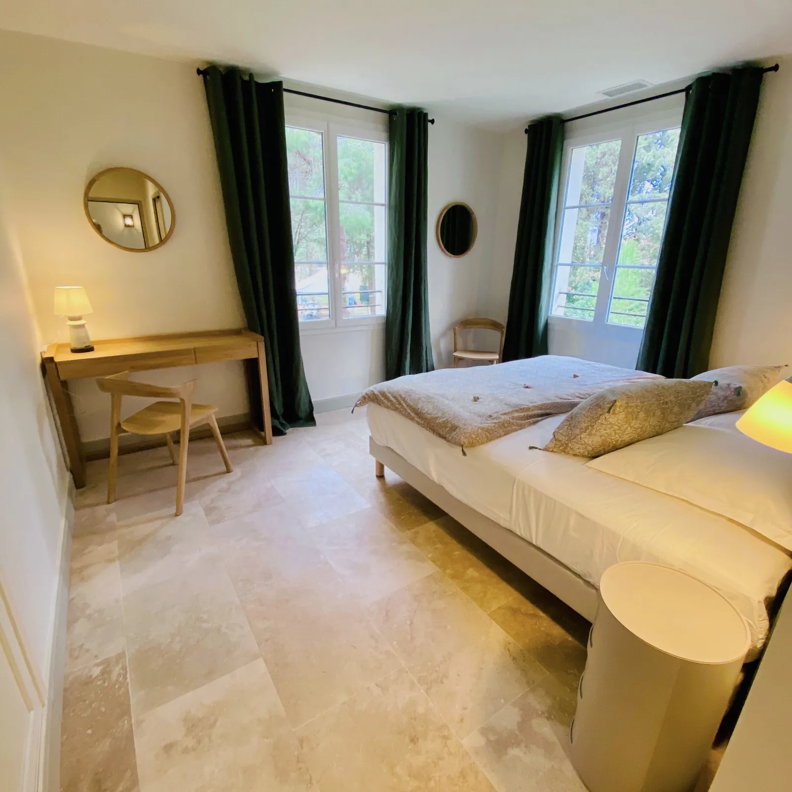 Bedrooms and bathrooms at La Bergerie du parc